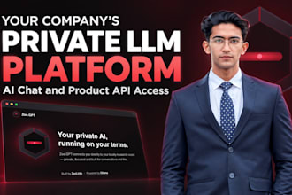 build a private ai platform with chat workspace and API access