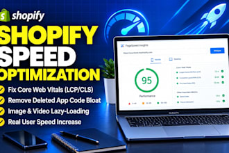 do shopify speed optimization and fix core web vitals cls and lcp