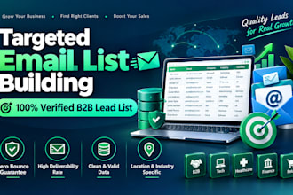 do targeted email list building and email list verification