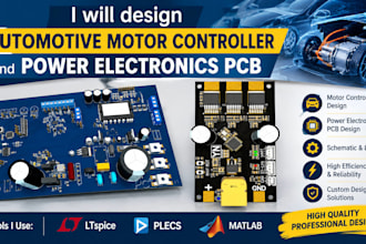 design automotive motor controller and power electronics pcb