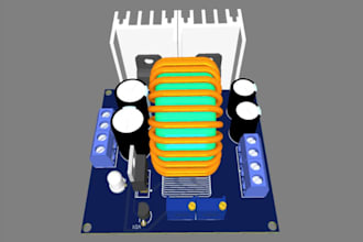 design high voltage power supply, dc dc converter, nrf52840 ble, schematic pcb