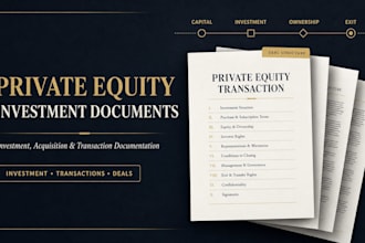 draft professional private equity investment and transaction documents