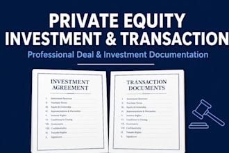 draft professional private equity investment and transaction documents