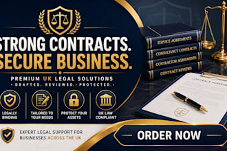 review and edit your UK service contract or legal agreement