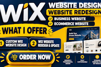 wix website design wix website redesign wix business site wix ecommerce website