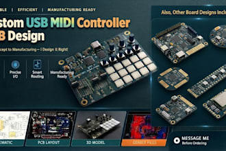design custom usb midi controller pcb with kicad and jlcpcb gerbers