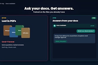 docs and faq ai assistant