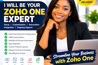be your zoho one expert for setup, automation and customization