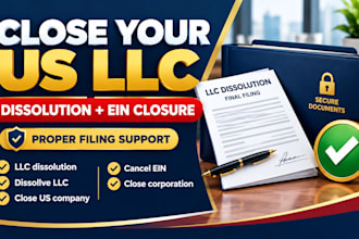 dissolve your US llc or corporation and close your ein