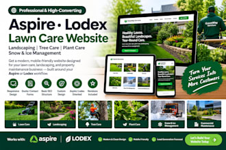 build aspire snow  ice management tree  plant care lodex lawn care website
