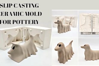 custom slip casting ceramic mold design plaster mold pottery mold silicone mold
