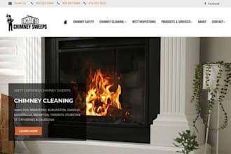 build wix chimney sweep website chimney cleaning flue inspection website