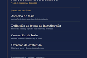 asesoría de tesis maestría y doctorado
