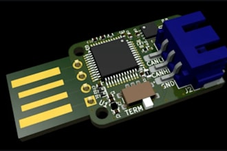 design can bus can fd pcb hardware for automotive ecu and communication systems