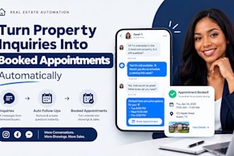turn property inquiries into booked appointments automatically