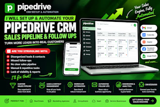automate pipedrive CRM sales pipeline and follow ups