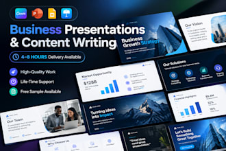 do powerpoint template, canva slides, figma, investor pitch deck