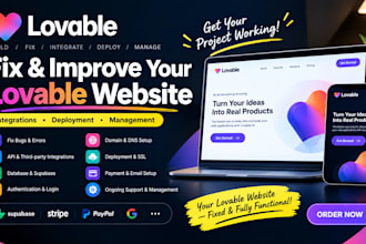 fix your lovable website, integrations and deployment issues