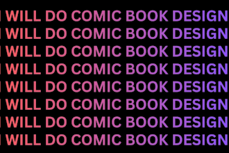do comic book design illustrated comic book panels and pages