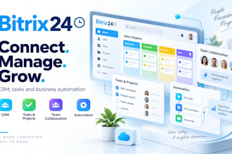 expertly set up and customize bitrix24 or amocrm for your business