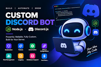 build a custom discord bot using nodejs