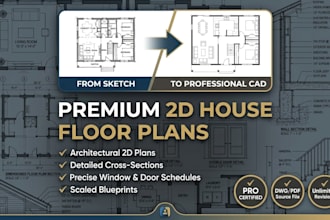 design professional house floor plans and architectural drawings
