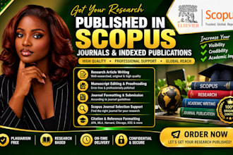 write and publish article on scopus indexed journal ,ssci ,sci, q1 ,q2 journals