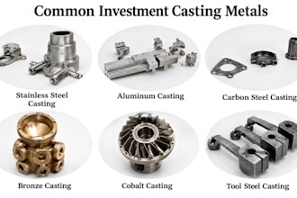 create investment casting and metal casting cad mold for manufacturing