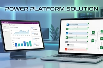 build custom power apps and power automate workflows