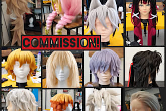wig cosplay and games commission open