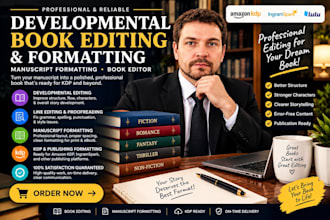 developmental book editing and formatting manuscript formatting book editor