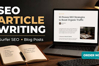 write articles and blog posts optimized with surfer SEO