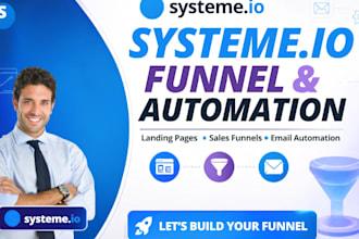systeme io landing page website