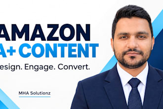 design amazon a plus content, brand story and storefront