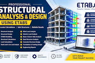 structural analysis design calculations using etabs for steel concrete buildings