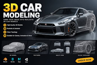 do 3d car modeling for 3d printing