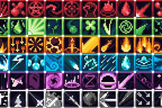 make pixel art icons