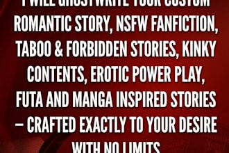 write intense nsfw erotica fanfiction futa scifi smut dark incest horror stories