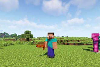 create minecraft 3d models for figura, ysm,mobs, and characters