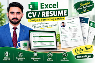 design a professional CV for your dream job