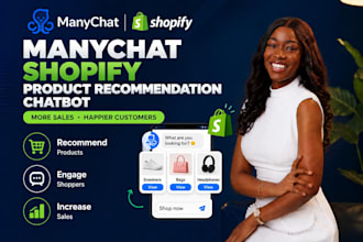 create manychat shopify product recommendation chatbot