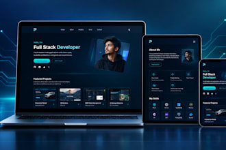 develop a responsive business or portfolio website