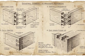 develop accurate wood joinery details and technical drawings for fabrication