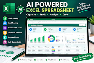 create an ai powered excel spreadsheet for your business