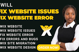 fix wix website bug issue fix website error
