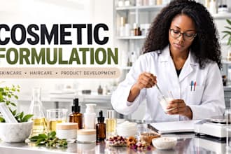 develop custom skincare and cosmetic product formulations
