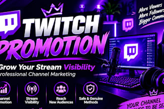 promote your gaming stream and build online visibility