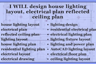 design house lighting layout, electrical plan reflected ceiling plan