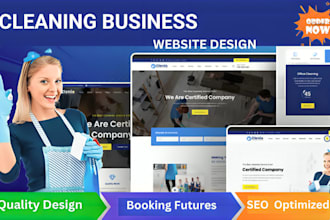 build a cleaning website with booking koala and online booking