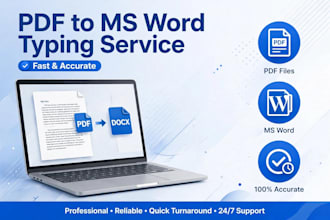 do super fast image pdf to word typing in 2 hours